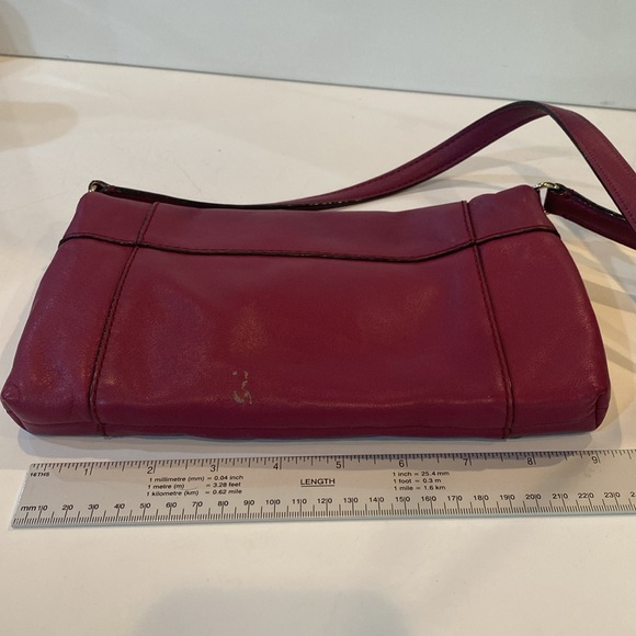 Kate Spade Fremont Place Julian Crossbody Bag - Red Plum Leather GUC - Picture 8 of 15
